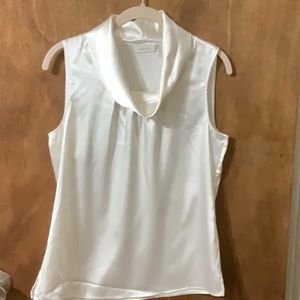 Chico white silk top